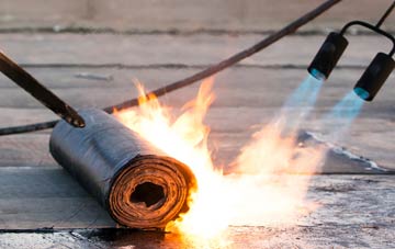 The Drones asphalt flat roofing repairs